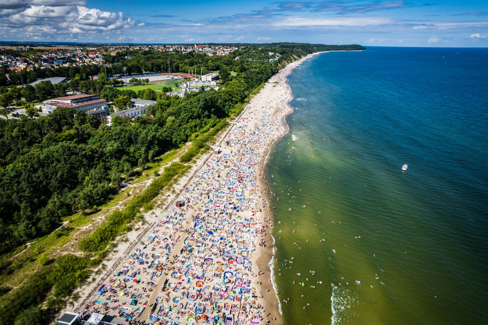 Na zdjęciu plaża we Władysławowie